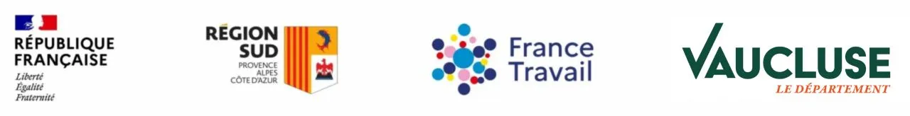 Logos financeurs Mission Locale du haut Vaucluse